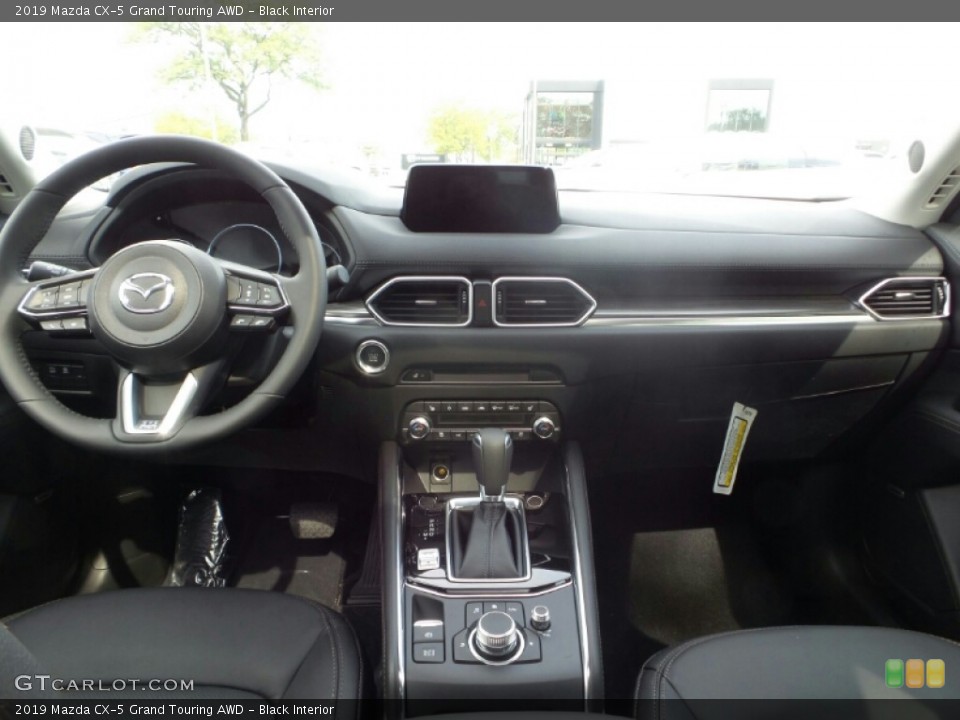 Black Interior Dashboard for the 2019 Mazda CX-5 Grand Touring AWD #135130584