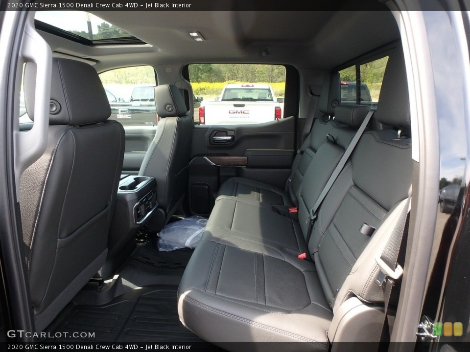 Jet Black Interior Rear Seat for the 2020 GMC Sierra 1500 Denali Crew Cab 4WD #135132261