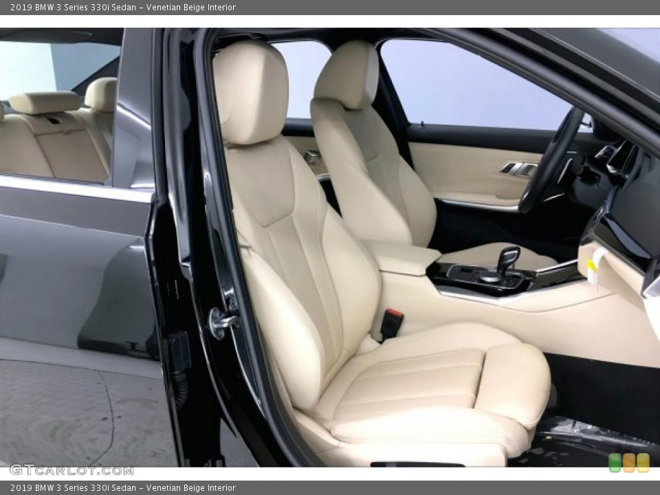 Venetian Beige Interior Front Seat for the 2019 BMW 3 Series 330i Sedan #135132648