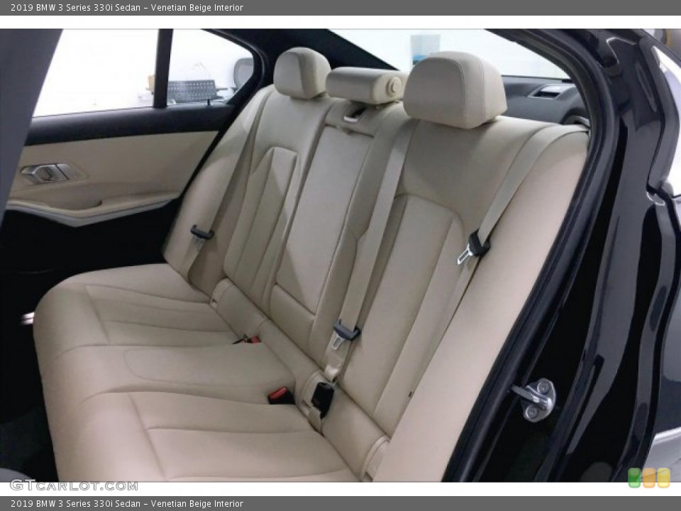 Venetian Beige Interior Rear Seat for the 2019 BMW 3 Series 330i Sedan #135133131