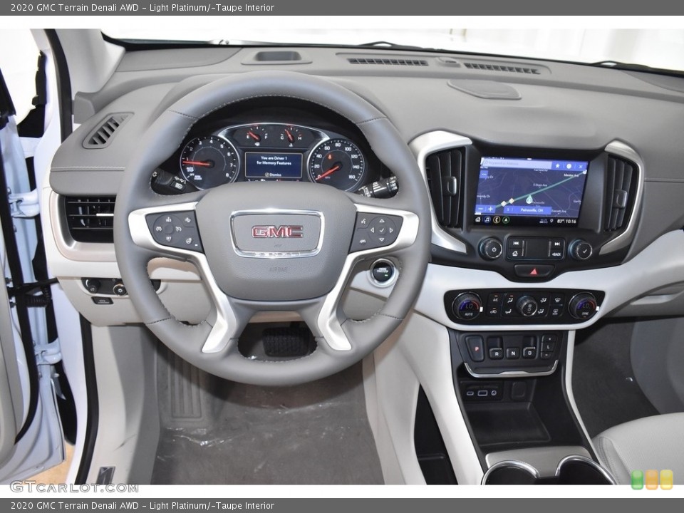 Light Platinum/­Taupe Interior Dashboard for the 2020 GMC Terrain Denali AWD #135140907