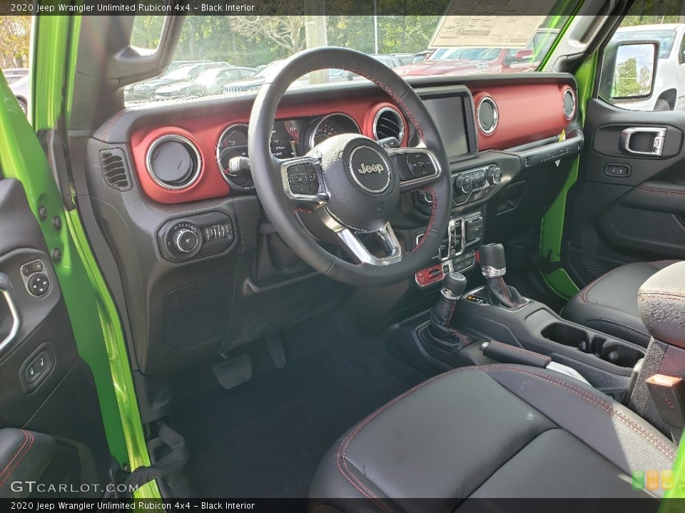 Black Interior Photo for the 2020 Jeep Wrangler Unlimited Rubicon 4x4 #135144198