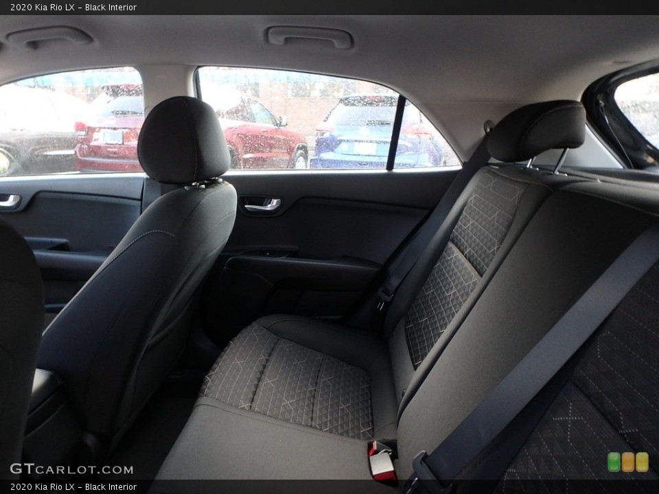 Black Interior Rear Seat for the 2020 Kia Rio LX #135156817