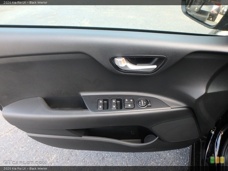 Black Interior Door Panel for the 2020 Kia Rio LX #135156889
