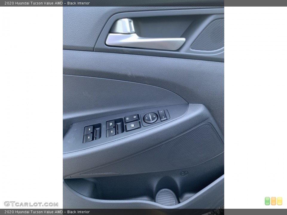 Black Interior Controls for the 2020 Hyundai Tucson Value AWD #135157786