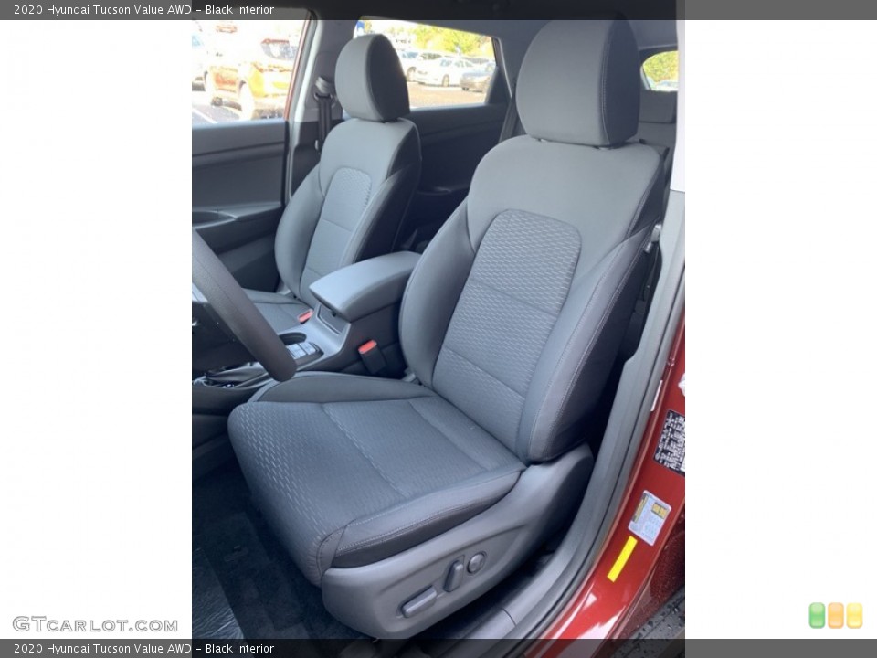 Black Interior Front Seat for the 2020 Hyundai Tucson Value AWD #135157831