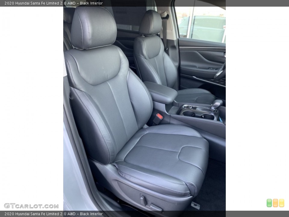 Black Interior Front Seat for the 2020 Hyundai Santa Fe Limited 2.0 AWD #135158713