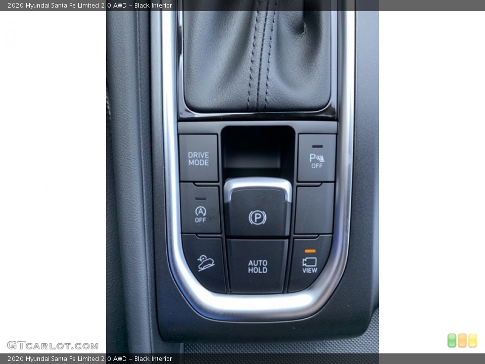 Black Interior Controls for the 2020 Hyundai Santa Fe Limited 2.0 AWD #135158842