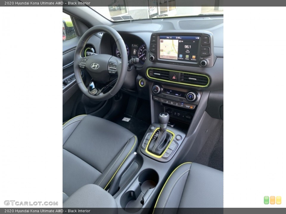 Black Interior Photo for the 2020 Hyundai Kona Ultimate AWD #135159979