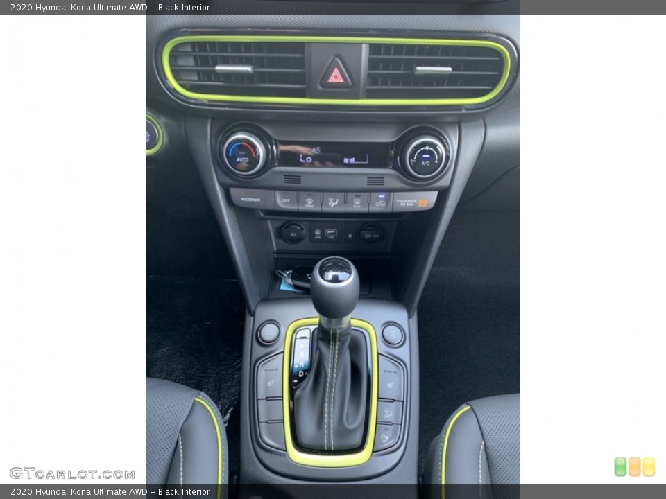 Black Interior Controls for the 2020 Hyundai Kona Ultimate AWD #135160054