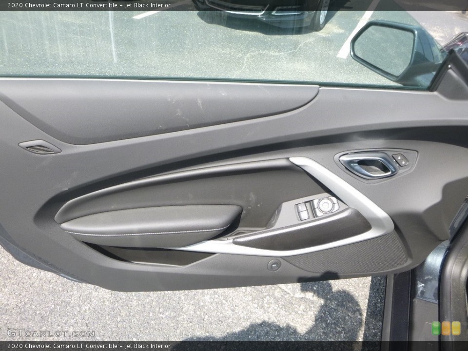 Jet Black Interior Door Panel for the 2020 Chevrolet Camaro LT Convertible #135165022