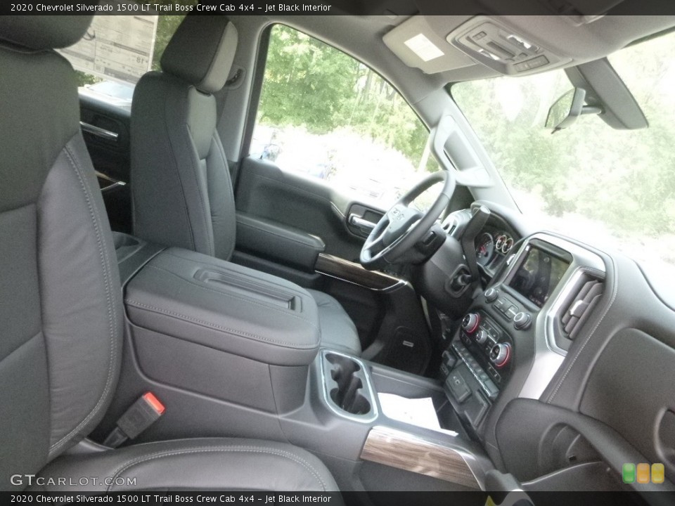 Jet Black Interior Front Seat for the 2020 Chevrolet Silverado 1500 LT Trail Boss Crew Cab 4x4 #135165718