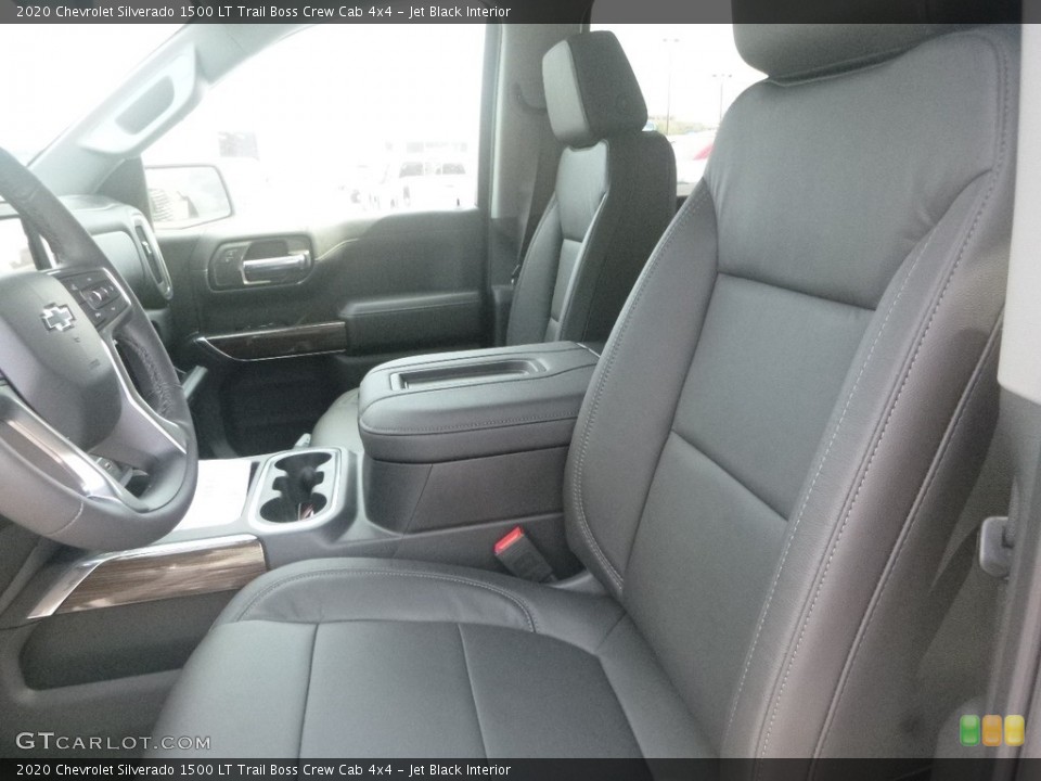 Jet Black Interior Front Seat for the 2020 Chevrolet Silverado 1500 LT Trail Boss Crew Cab 4x4 #135165802