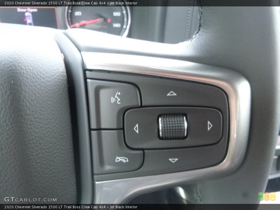Jet Black Interior Steering Wheel for the 2020 Chevrolet Silverado 1500 LT Trail Boss Crew Cab 4x4 #135165916