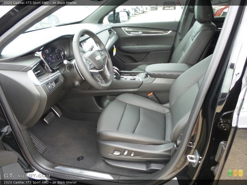 Jet Black Interior Photo for the 2020 Cadillac XT5 Sport AWD #135179344