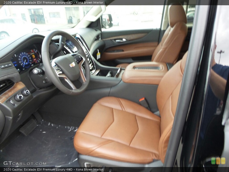 Kona Brown Interior Photo for the 2020 Cadillac Escalade ESV Premium Luxury 4WD #135179944