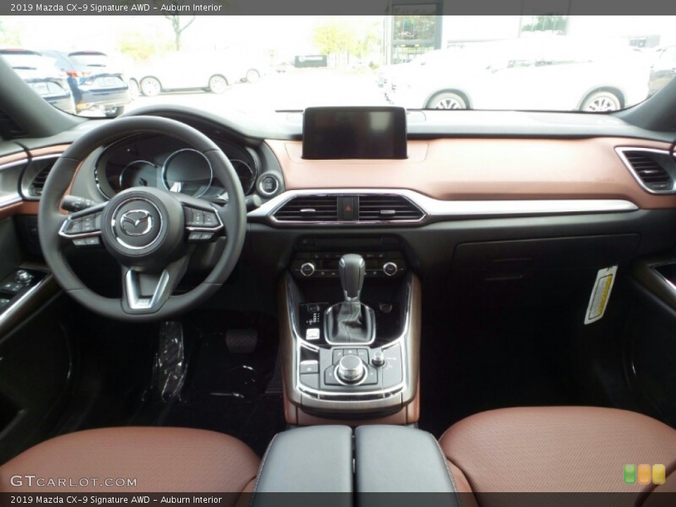 Auburn Interior Dashboard for the 2019 Mazda CX-9 Signature AWD #135185620