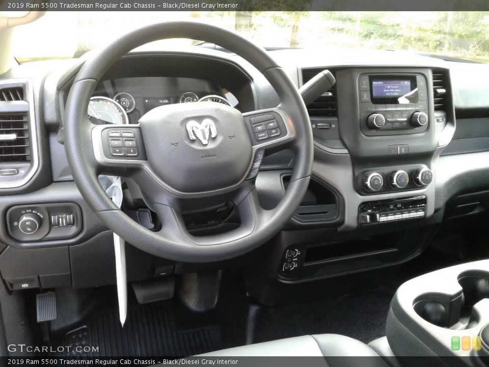 Black/Diesel Gray Interior Dashboard for the 2019 Ram 5500 Tradesman Regular Cab Chassis #135188425
