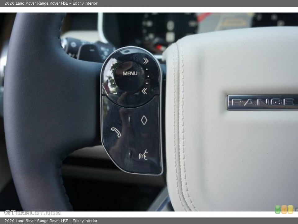 Ebony Interior Steering Wheel for the 2020 Land Rover Range Rover HSE #135194008