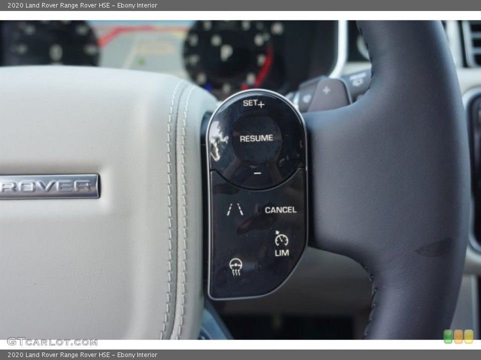Ebony Interior Steering Wheel for the 2020 Land Rover Range Rover HSE #135194029