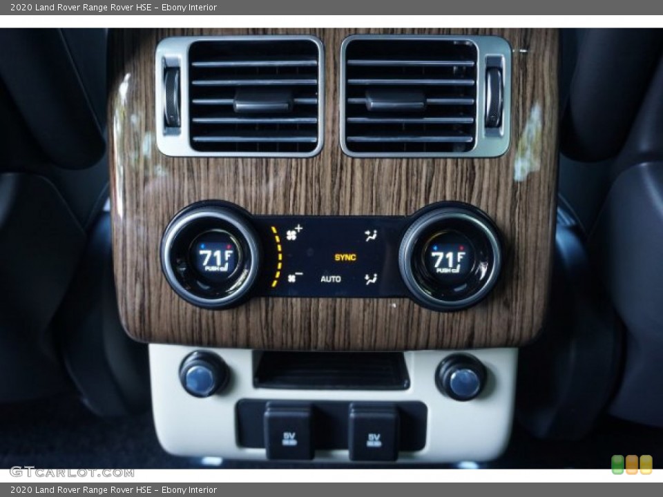 Ebony Interior Controls for the 2020 Land Rover Range Rover HSE #135194170