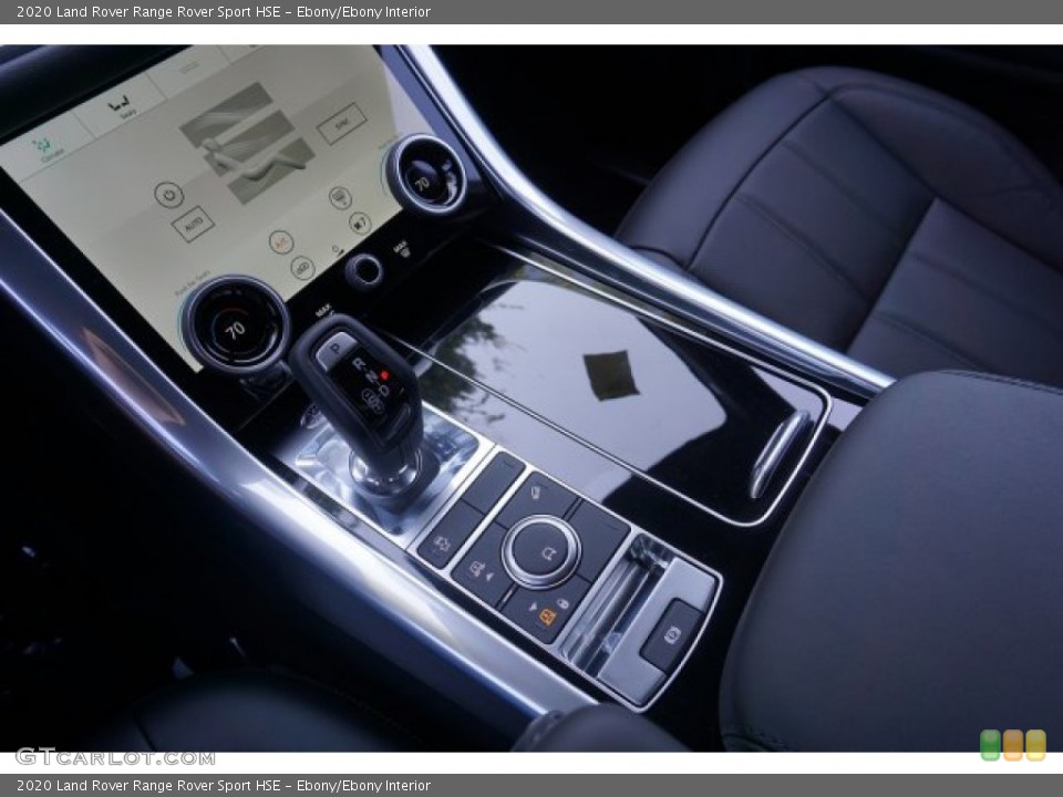 Ebony/Ebony Interior Controls for the 2020 Land Rover Range Rover Sport HSE #135196999