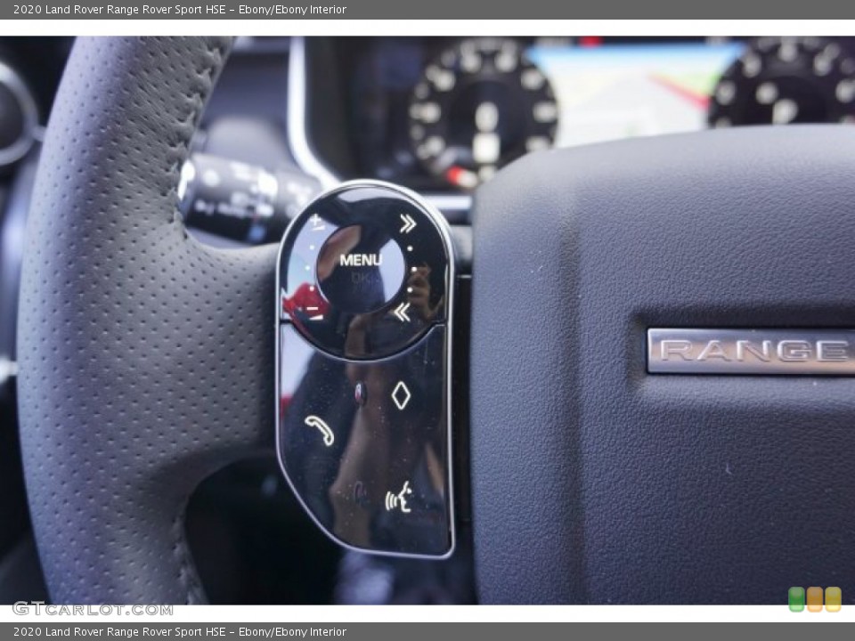 Ebony/Ebony Interior Steering Wheel for the 2020 Land Rover Range Rover Sport HSE #135197008