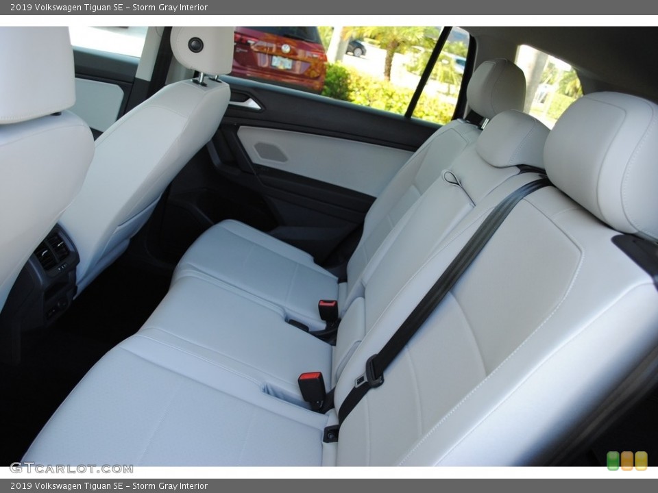 Storm Gray Interior Rear Seat for the 2019 Volkswagen Tiguan SE #135197873