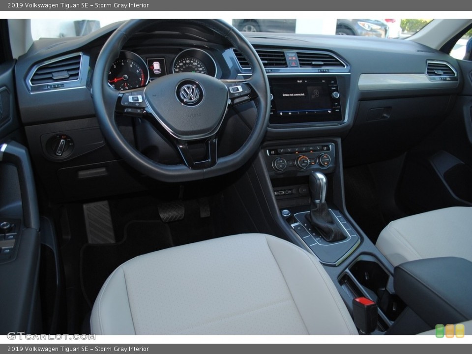 Storm Gray Interior Dashboard for the 2019 Volkswagen Tiguan SE #135197891
