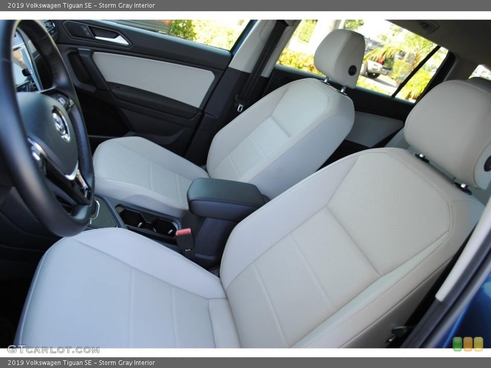 Storm Gray Interior Front Seat for the 2019 Volkswagen Tiguan SE #135197909