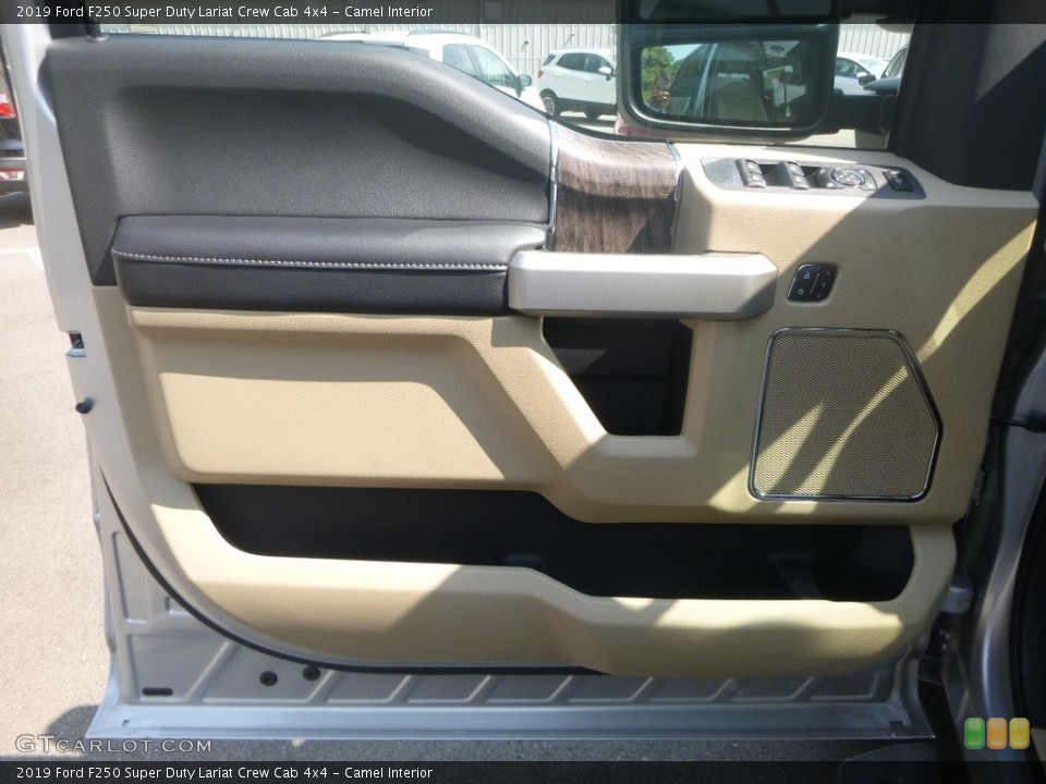 Camel Interior Door Panel for the 2019 Ford F250 Super Duty Lariat Crew Cab 4x4 #135198272