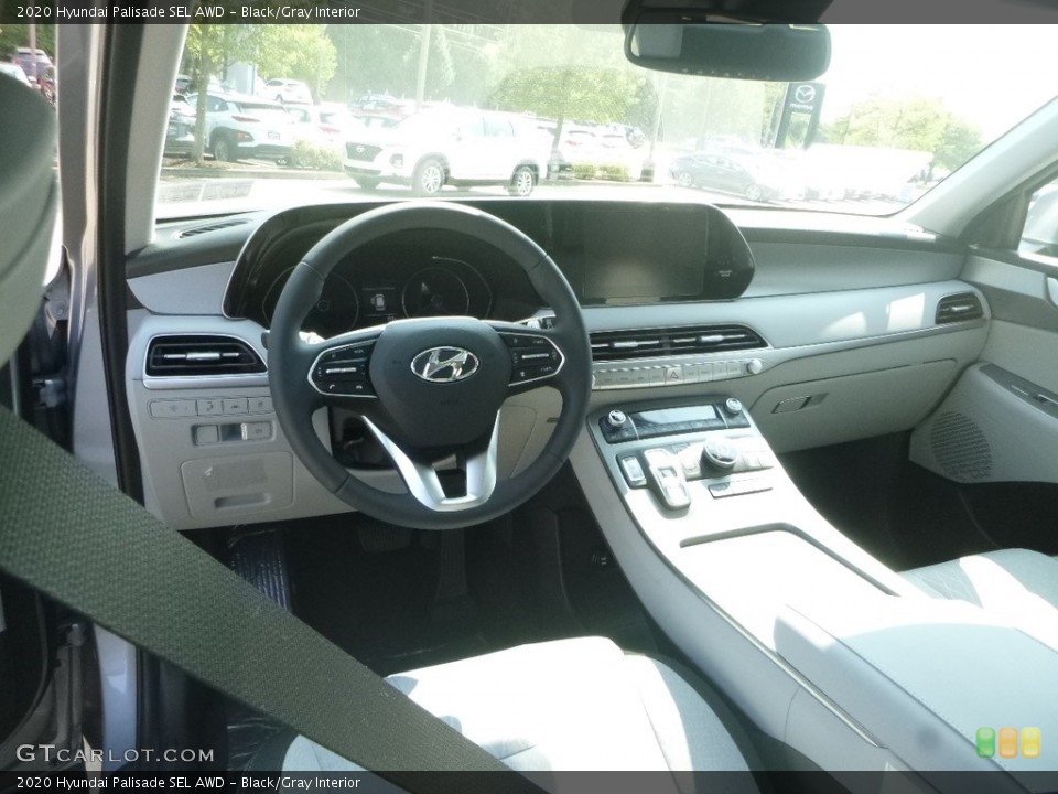 Black/Gray Interior Photo for the 2020 Hyundai Palisade SEL AWD #135202019