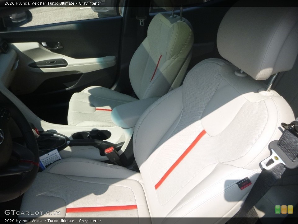 Gray 2020 Hyundai Veloster Interiors