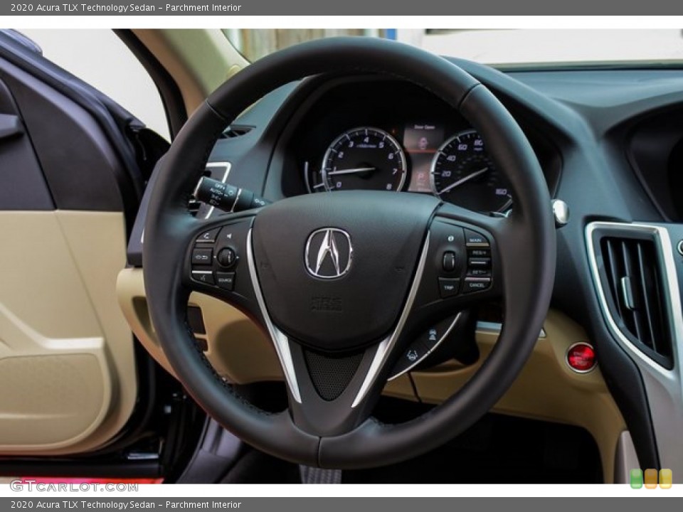 Parchment Interior Steering Wheel for the 2020 Acura TLX Technology Sedan #135203539