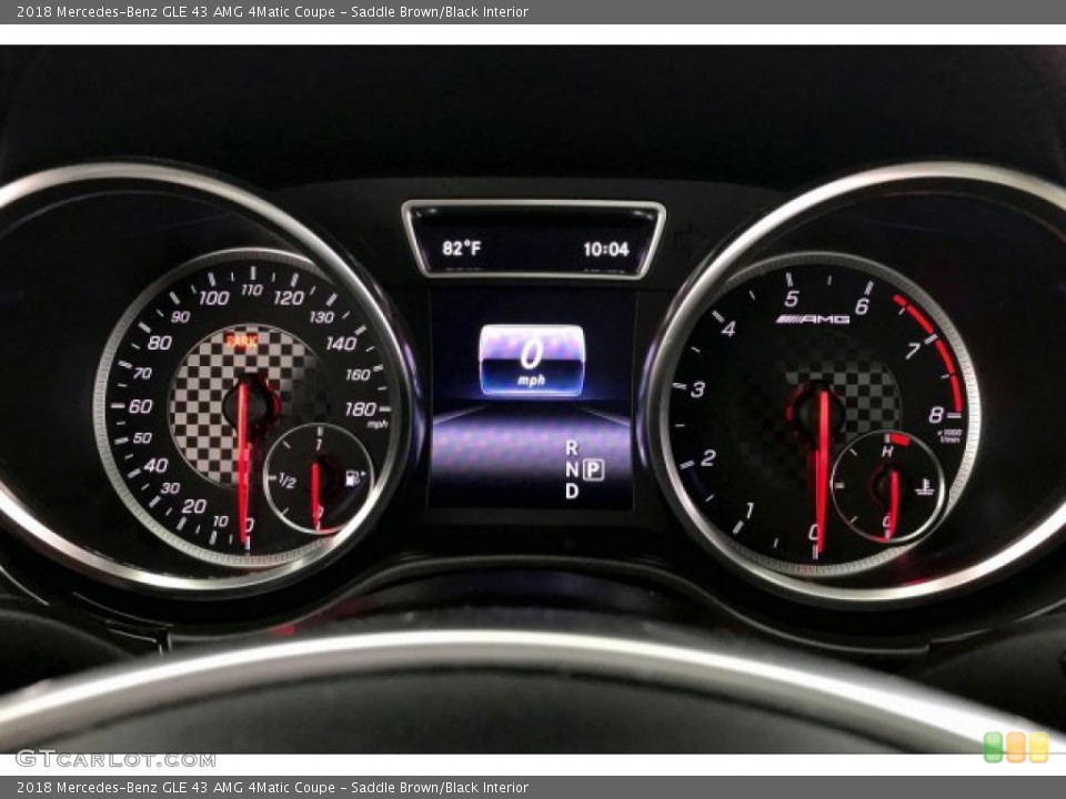Saddle Brown/Black Interior Gauges for the 2018 Mercedes-Benz GLE 43 AMG 4Matic Coupe #135217637