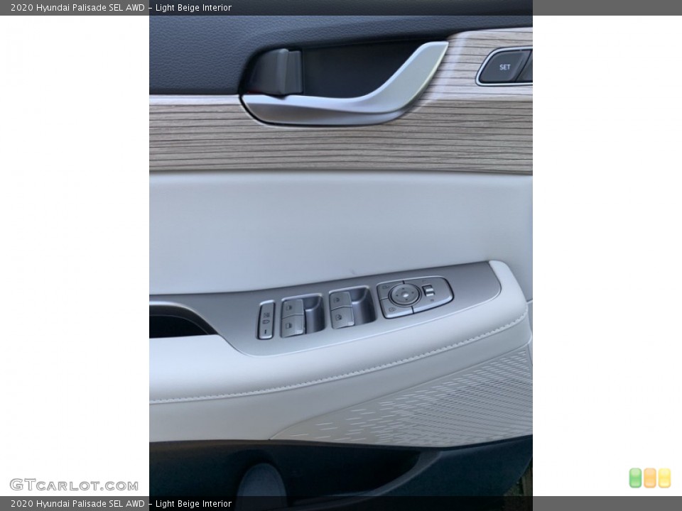 Light Beige Interior Controls for the 2020 Hyundai Palisade SEL AWD #135221402