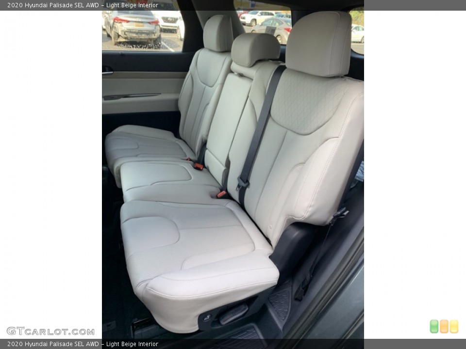Light Beige Interior Rear Seat for the 2020 Hyundai Palisade SEL AWD #135221432