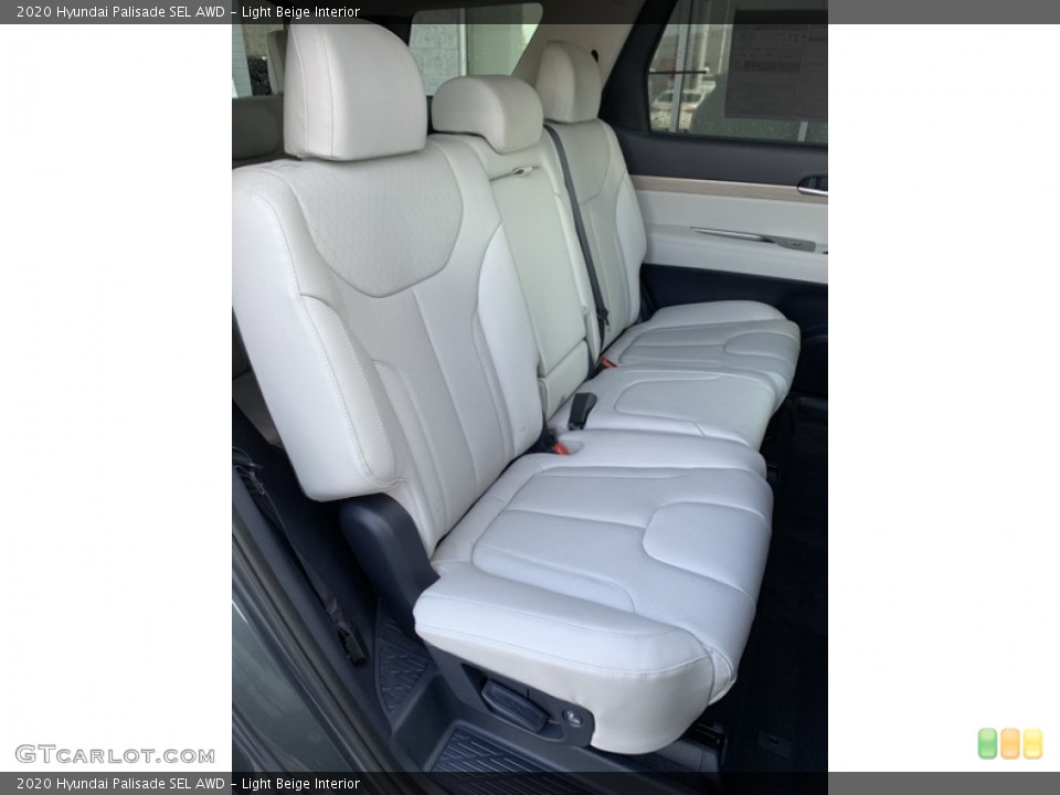 Light Beige Interior Rear Seat for the 2020 Hyundai Palisade SEL AWD #135221453