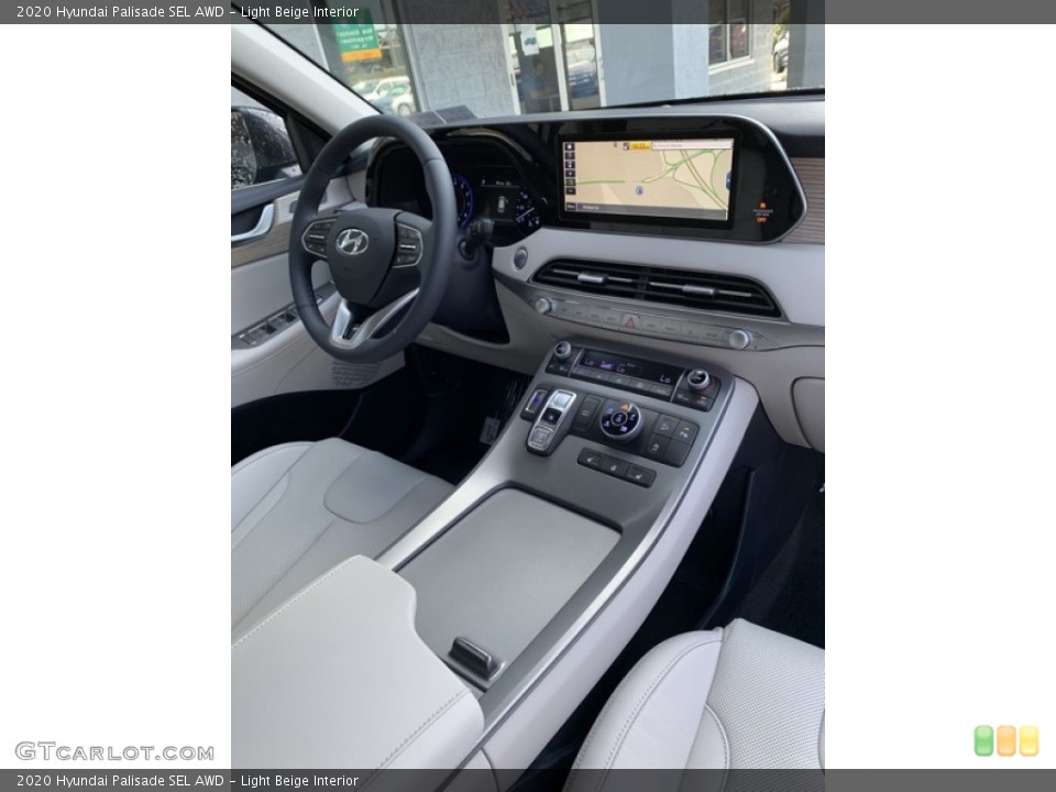 Light Beige Interior Dashboard for the 2020 Hyundai Palisade SEL AWD #135221483