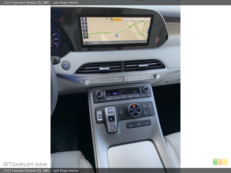 Light Beige Interior Controls for the 2020 Hyundai Palisade SEL AWD #135221510