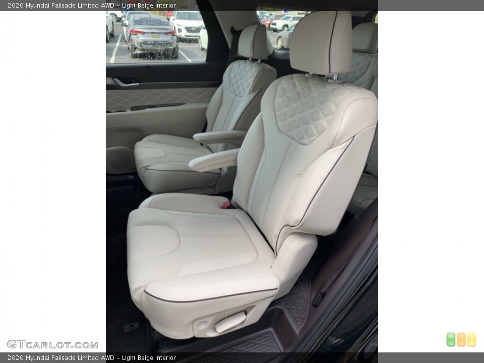 Light Beige Interior Rear Seat for the 2020 Hyundai Palisade Limited AWD #135221627