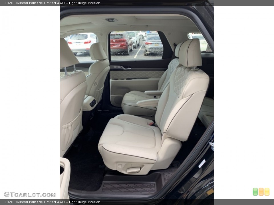 Light Beige Interior Rear Seat for the 2020 Hyundai Palisade Limited AWD #135221633