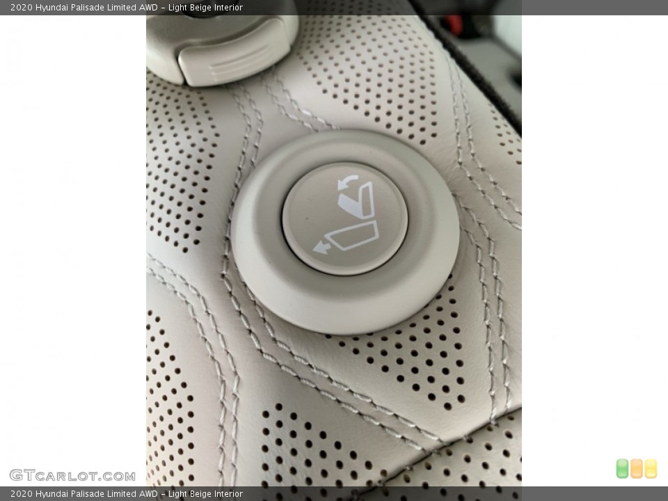 Light Beige Interior Controls for the 2020 Hyundai Palisade Limited AWD #135221636