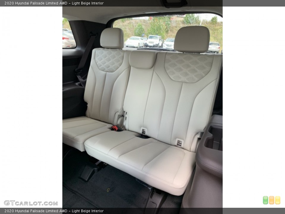 Light Beige Interior Rear Seat for the 2020 Hyundai Palisade Limited AWD #135221639