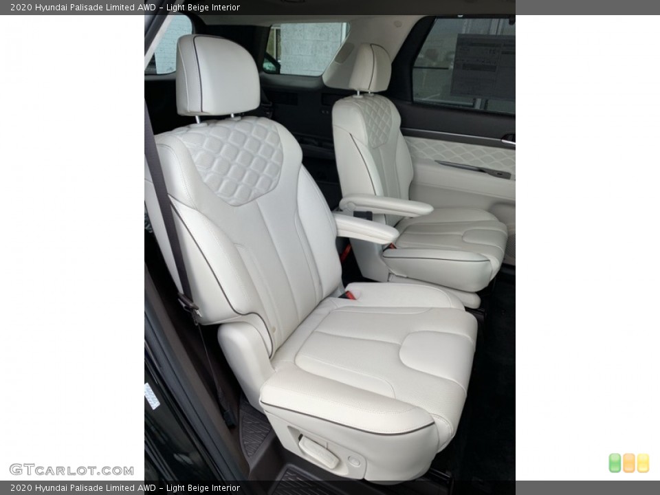 Light Beige Interior Rear Seat for the 2020 Hyundai Palisade Limited AWD #135221672