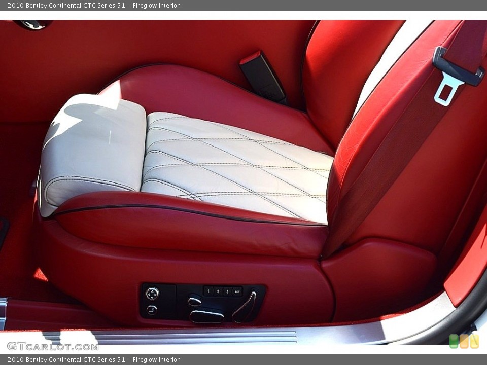 Fireglow Interior Front Seat for the 2010 Bentley Continental GTC Series 51 #135224205