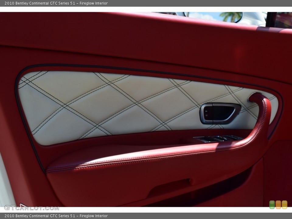 Fireglow Interior Door Panel for the 2010 Bentley Continental GTC Series 51 #135224277