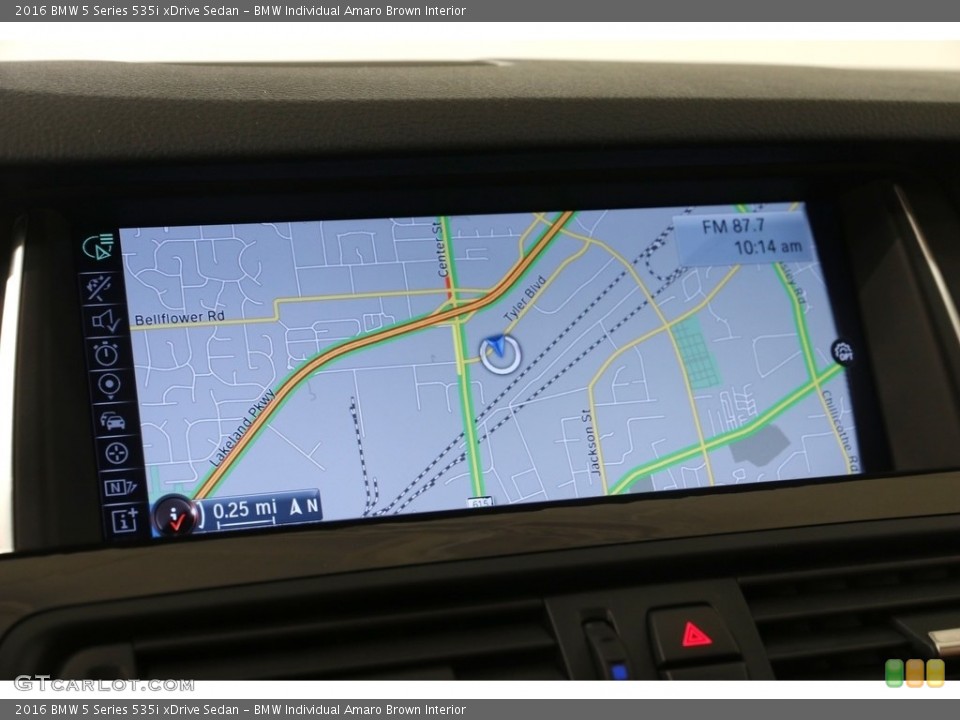 BMW Individual Amaro Brown Interior Navigation for the 2016 BMW 5 Series 535i xDrive Sedan #135225204