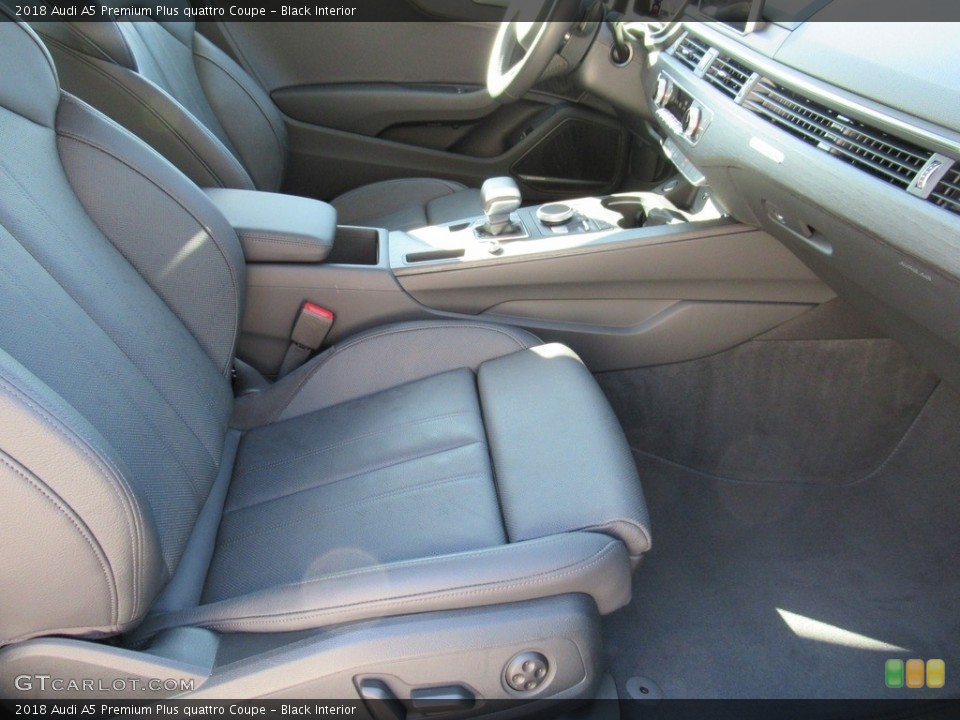 Black Interior Front Seat for the 2018 Audi A5 Premium Plus quattro Coupe #135227319