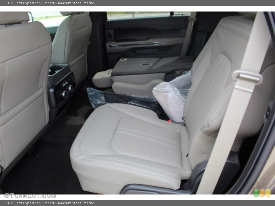 Medium Stone Interior Rear Seat for the 2019 Ford Expedition Limited #135228699